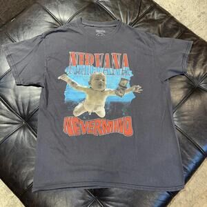 Nirvana Nevermind Black Cover Shirt M